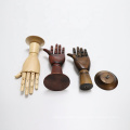 2020 new style natural  color display mannequin wooden hand for garment accessory shoes ring bag display